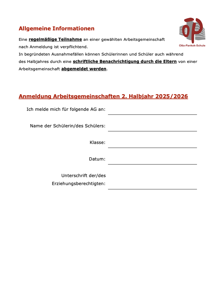 AG-Anmeldung